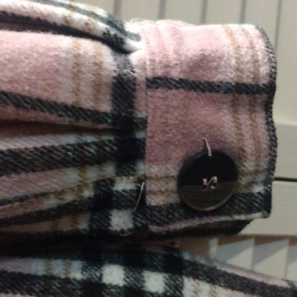 Fashion Nova Pink Plaid Longline Jacket - Picture 7 of 9